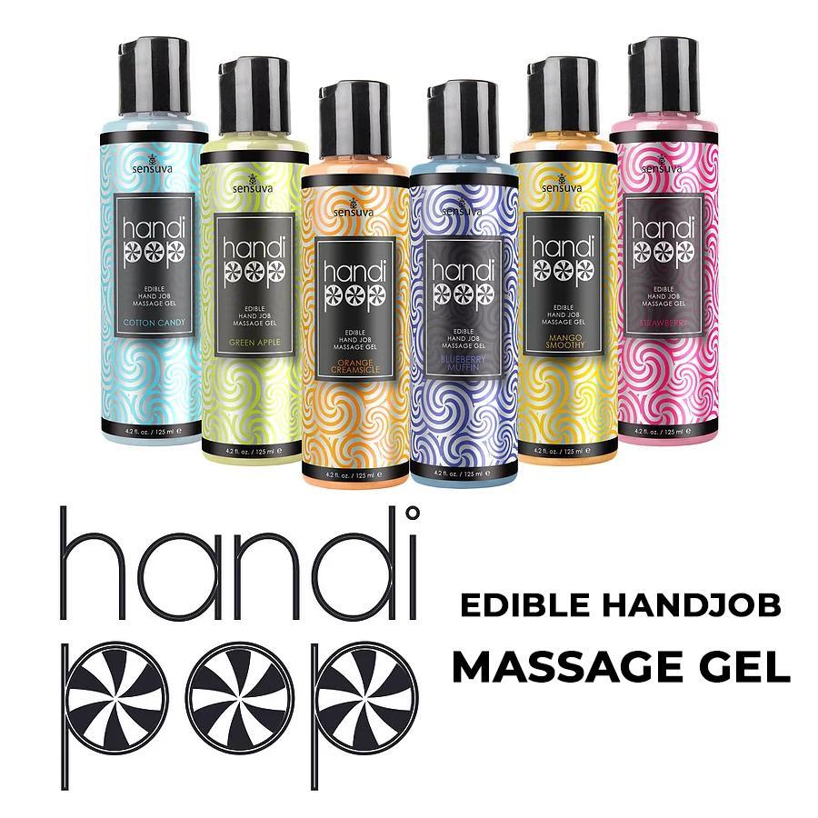 Introducing Sensuva HANDIPOP Edible Hand Job Massage Gel at CheapLubes! - CheapLubes.com