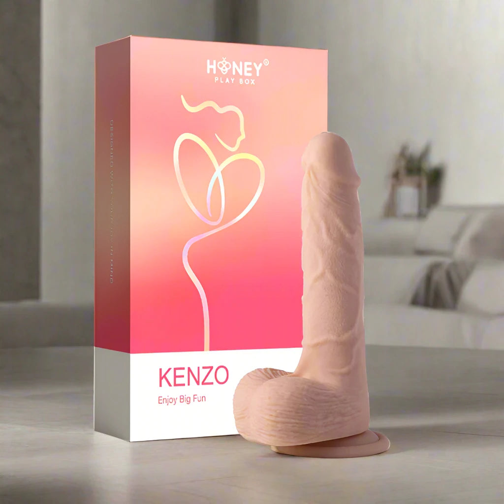 Kenzo 9.5 Inch App Controlled Thrusting Dildo - Rechargable | CheapLubes.com Kenzo 9.5 Inch App Controlled Thrusting Dildo - Rechargable | CheapLubes.com