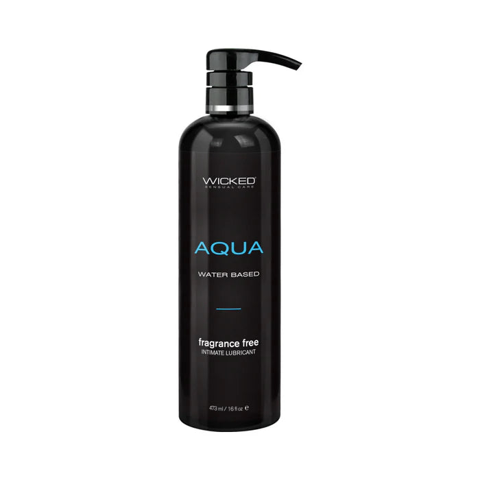 water based sensitive lubricant Wicked Aqua Water-Based Lubricant - 16 oz