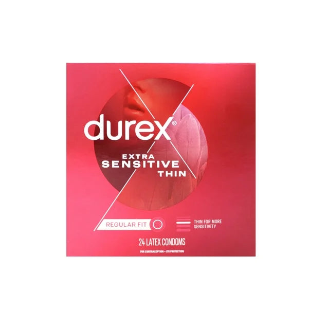 Buy Durex Extra Sensitive 24 Pack Premium Latex Condoms at CheapLubes.com Buy Durex Extra Sensitive 24 Pack Premium Latex Condoms at CheapLubes.com