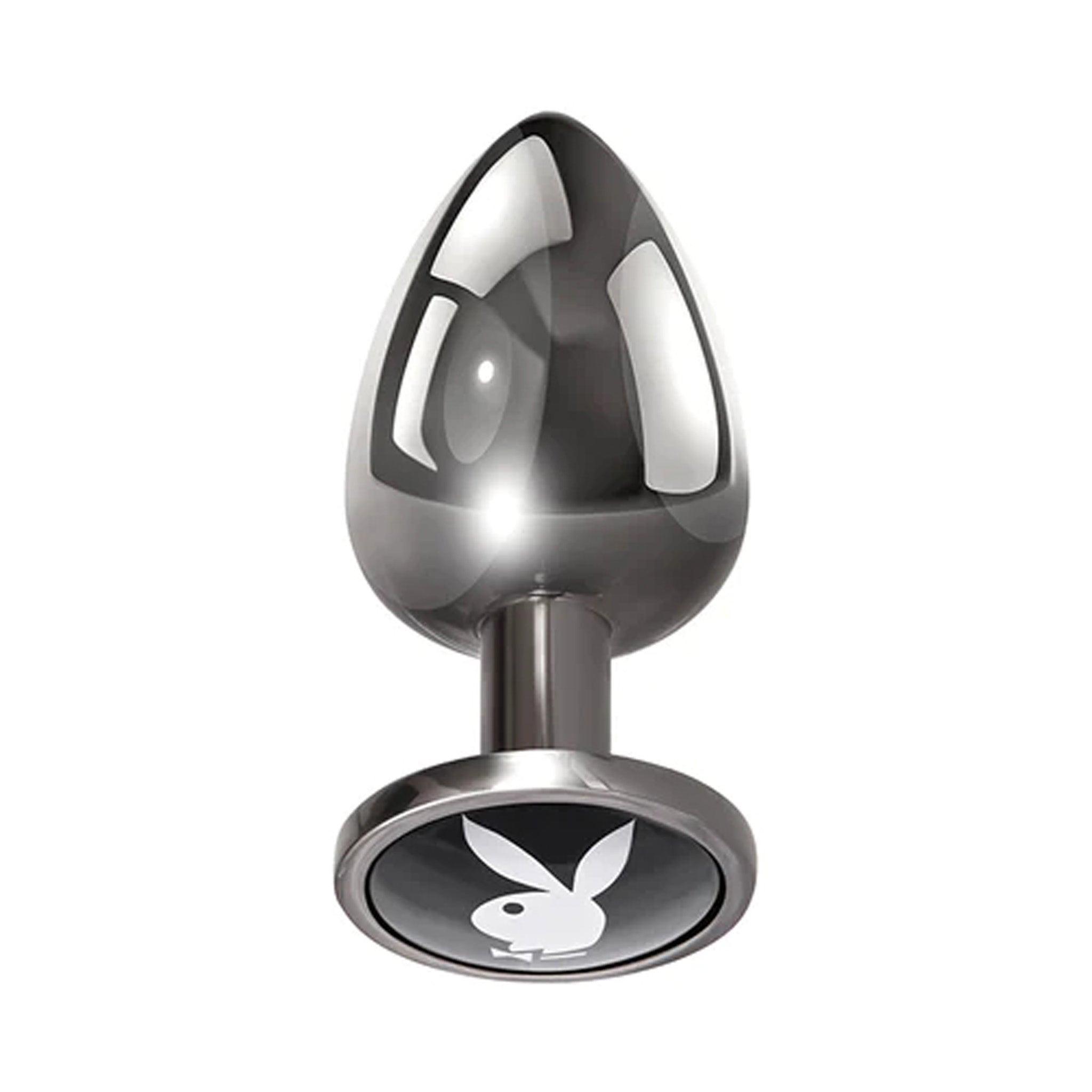 Playboy Tux Metal Anal Plug (2 Sizes Available) - CheapLubes.com