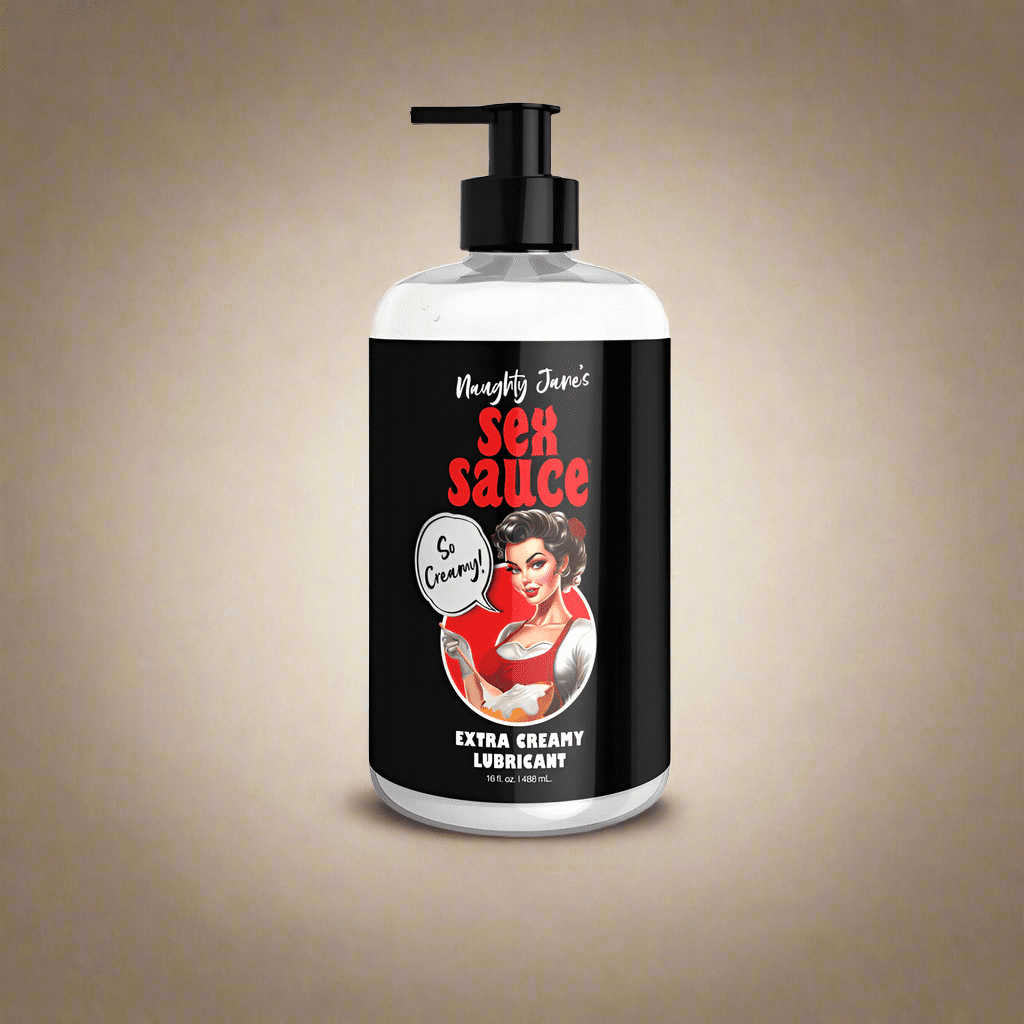 Naughty Jane's Sex Sauce Extra Creamy Lubricant 16 oz. | CheapLubes.com