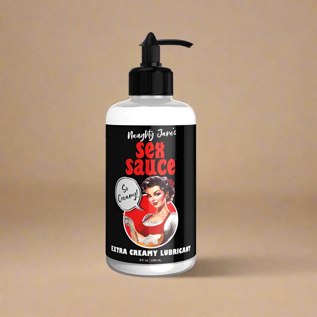 Naughty Jane's Sex Sauce Extra Creamy Lubricant 8 oz. | CheapLubes.com