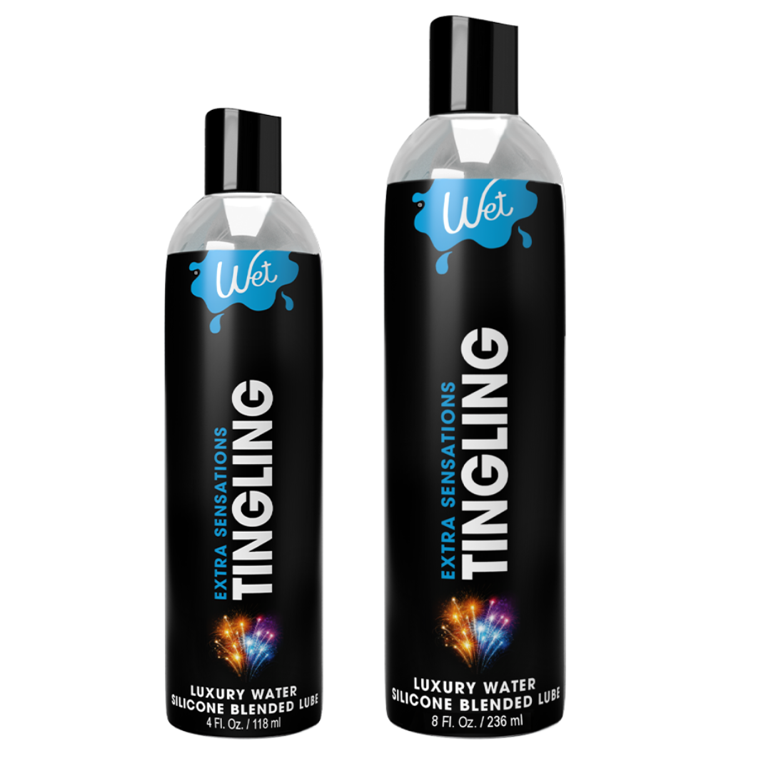 Wet Extra Sensations Tingling Water and Silicone Blended Lubricant