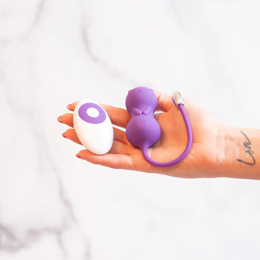 Emojibator Paula Kitty Cat Kegel Vibrator With Remote CheapLubes.com