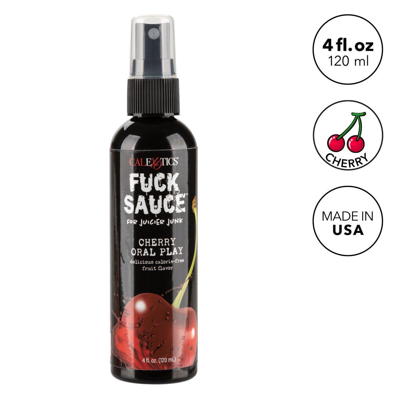 Fuck Sauce Oral Play - Cherry - 4 oz (120 mL) - CheapLubes.com