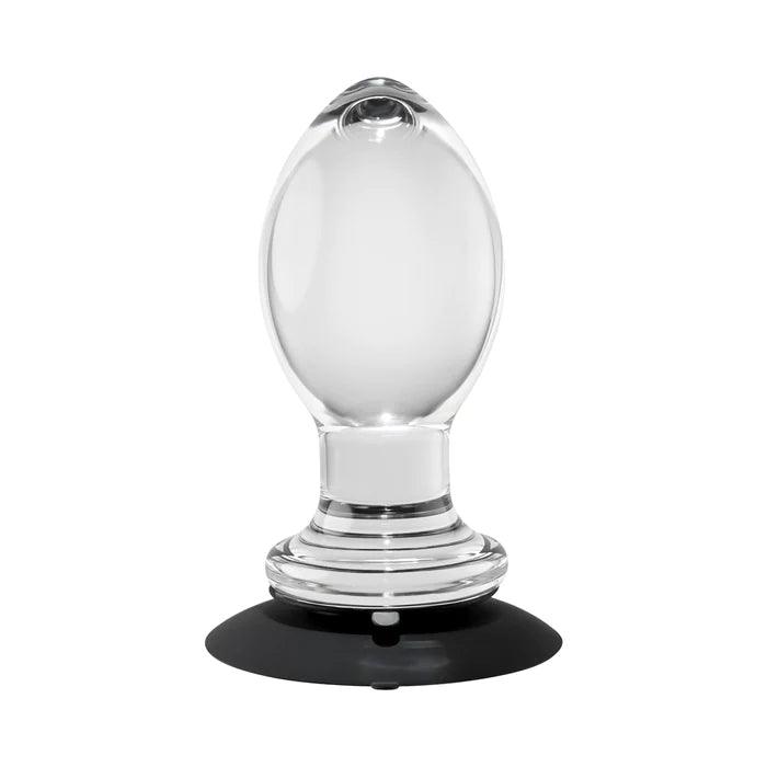 Gender X Crystal Ball Suction Cup Anal Plug - Clear - CheapLubes.com