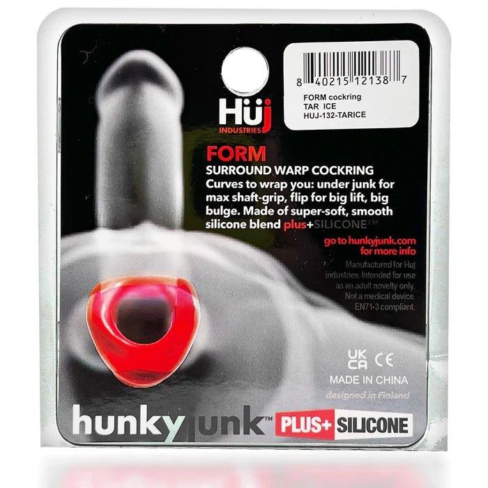 hünkyjunk FORM Surround Cockring - Clear Ice - CheapLubes.com
