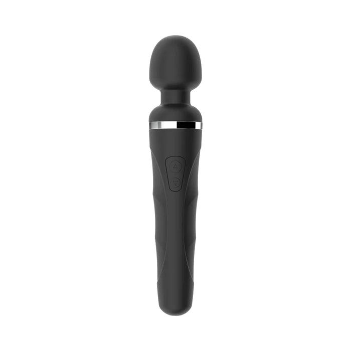 Lovense Domi 2 Bluetooth Programmable Wand Vibrator - Black - CheapLubes.com