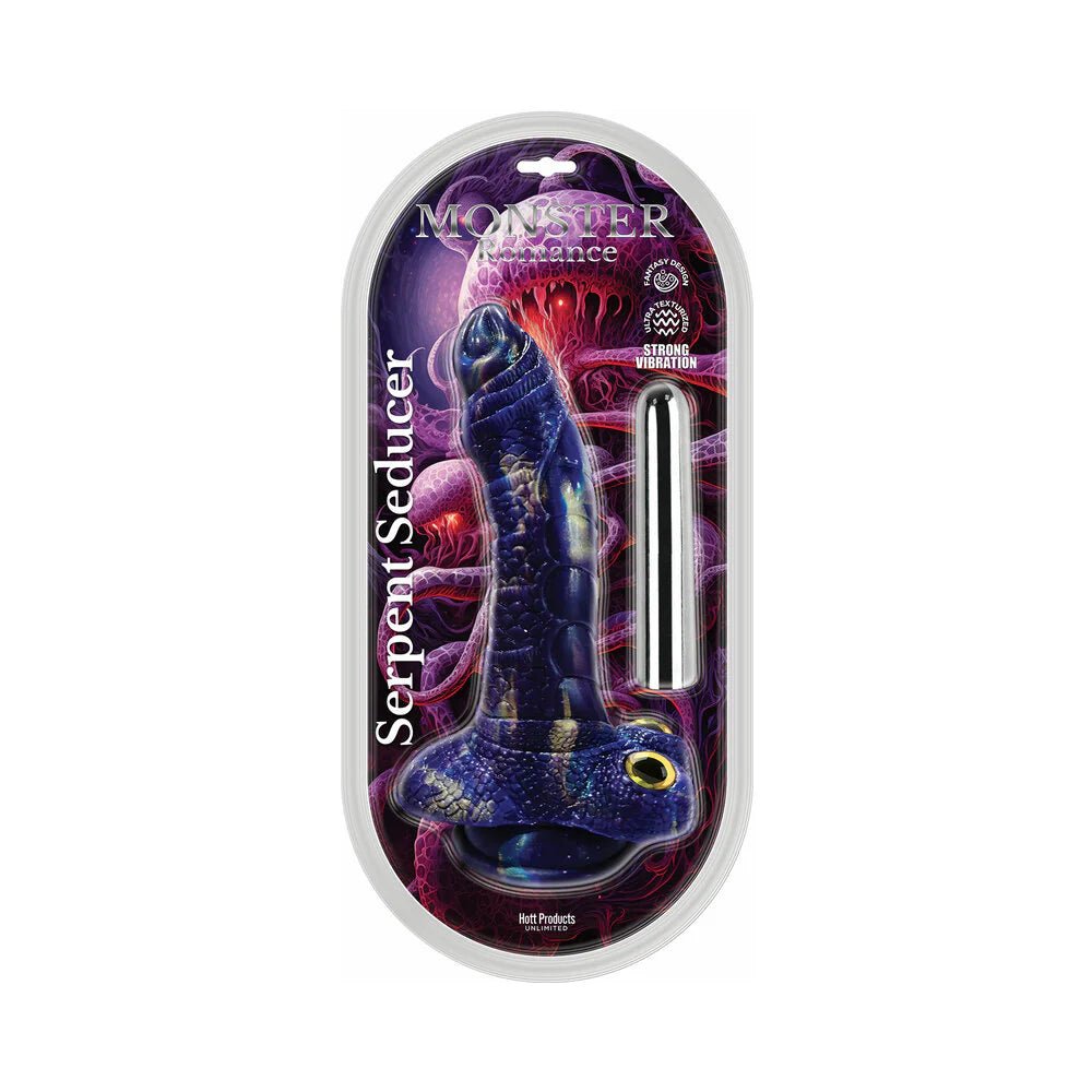 Monster Romance Serpent Seducer with Vibrating Bullet Silicone Dildo 7 | CheapLubes.com Monster Romance Serpent Seducer with Vibrating Bullet Silicone Dildo 7 | CheapLubes.com
