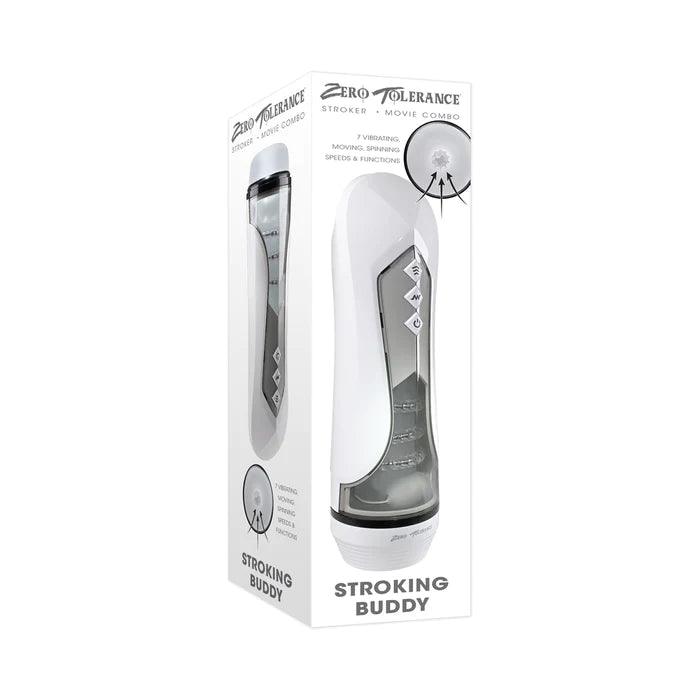 Zero Tolerance - Rechargeable Stroking Buddy - White - CheapLubes.com