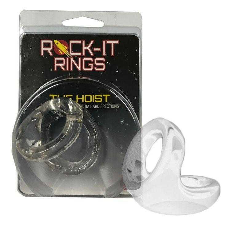 Rock-It Rings The Hoist Cock & Ball Ring - Clear - CheapLubes.com