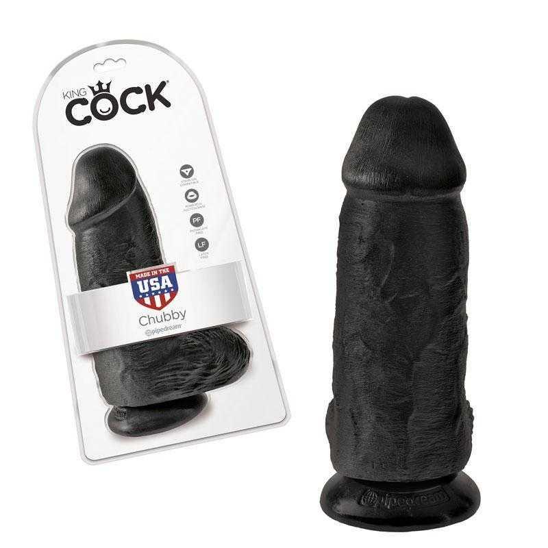 King Cock Chubby - Black - CheapLubes.com