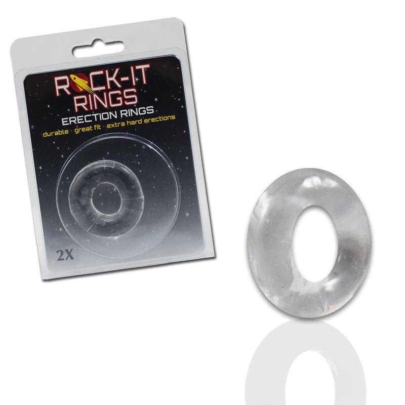 Rock-It Rings 2X Donut C-Ring - Clear - CheapLubes.com