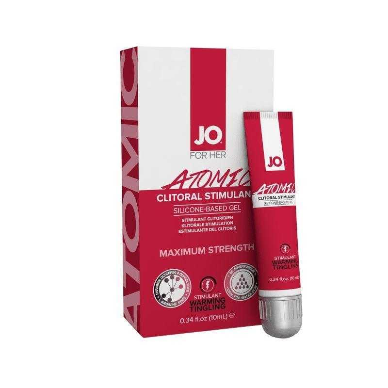 System JO Atomic Clitoral Stimulant Gel Warming & Tingling - Extra Strength - 0.34 oz ( 10 ml) tube - CheapLubes.com