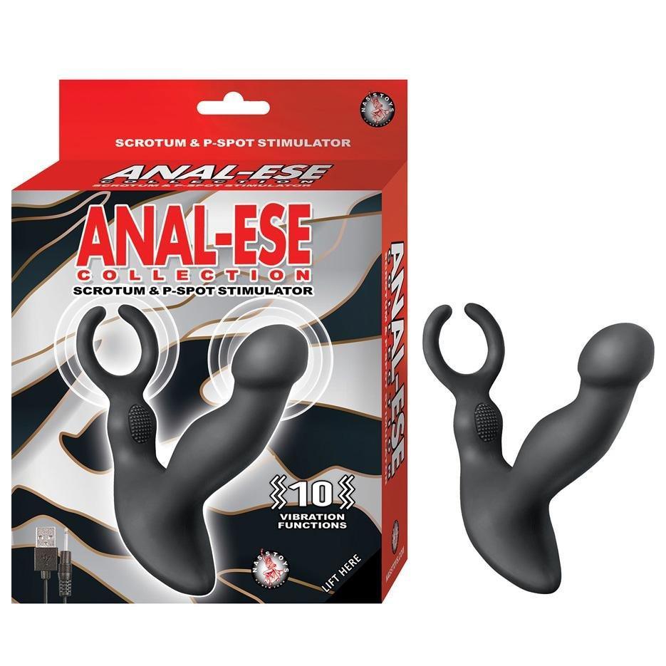 Anal-Ese Collection Scrotum & P-Spot Stimulator - Rechargeable - CheapLubes.com