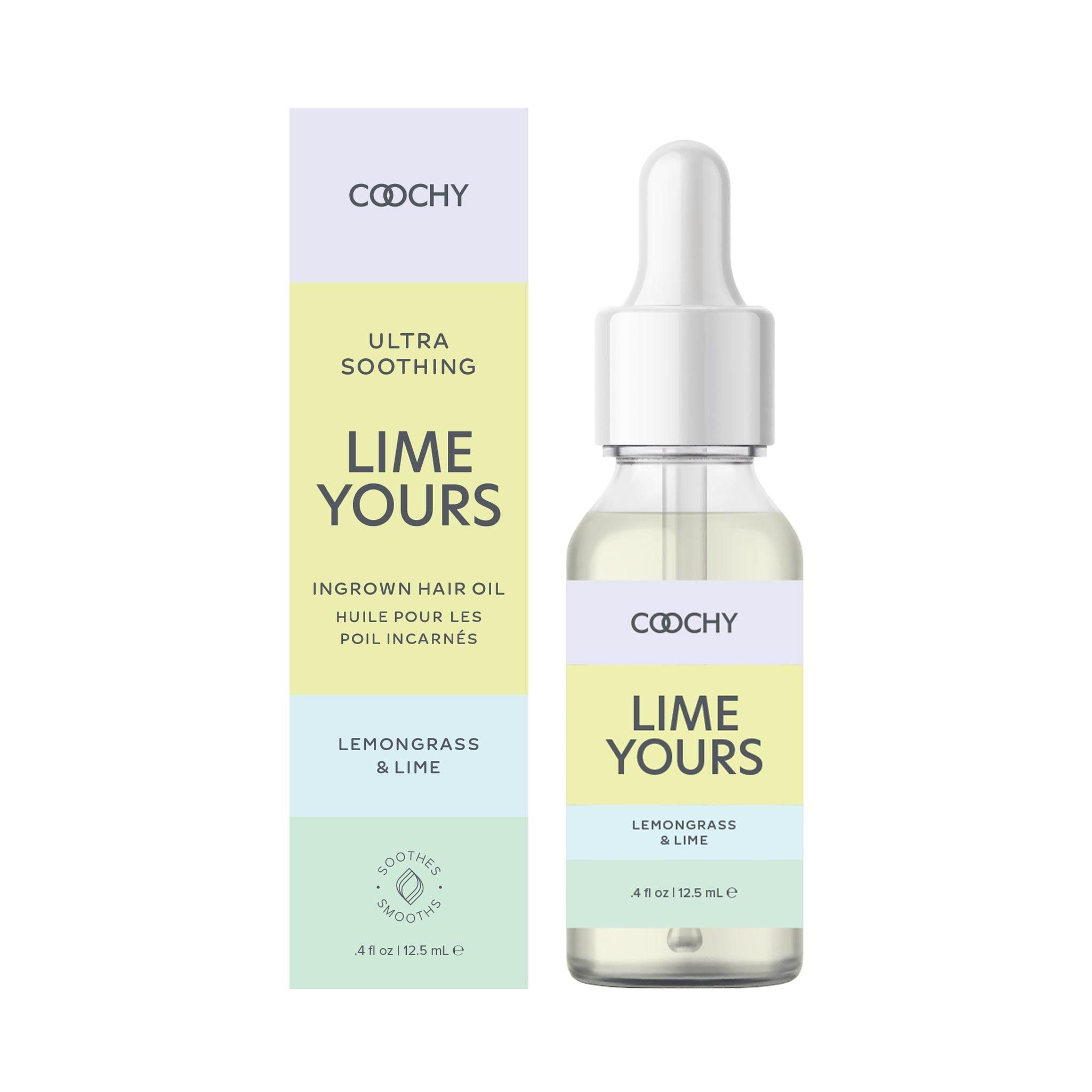 COOCHY ULTRA - Ultra Soothing Ingrown Hair Oil - Lemongrass & Lime - 0.4 oz(12.5 mL) - CheapLubes.com