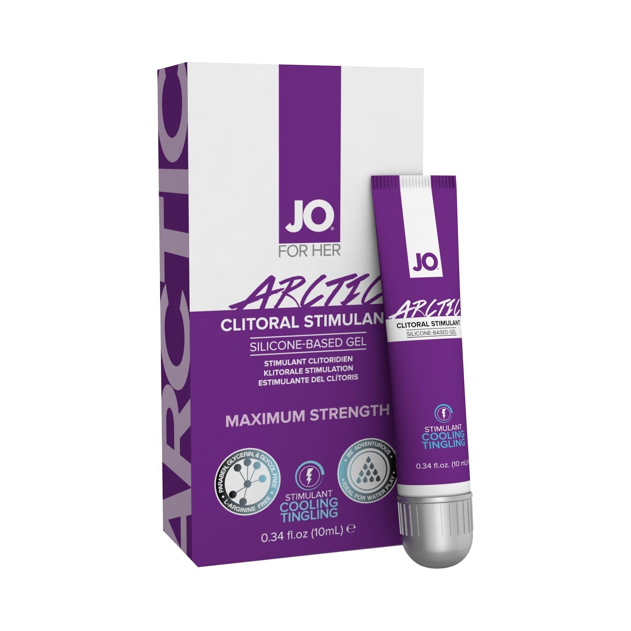 JO Arctic Clitoral Stimulant Gel - Cooling & Tingling Extra Strength - 0.34 oz (10 mL) - CheapLubes.com