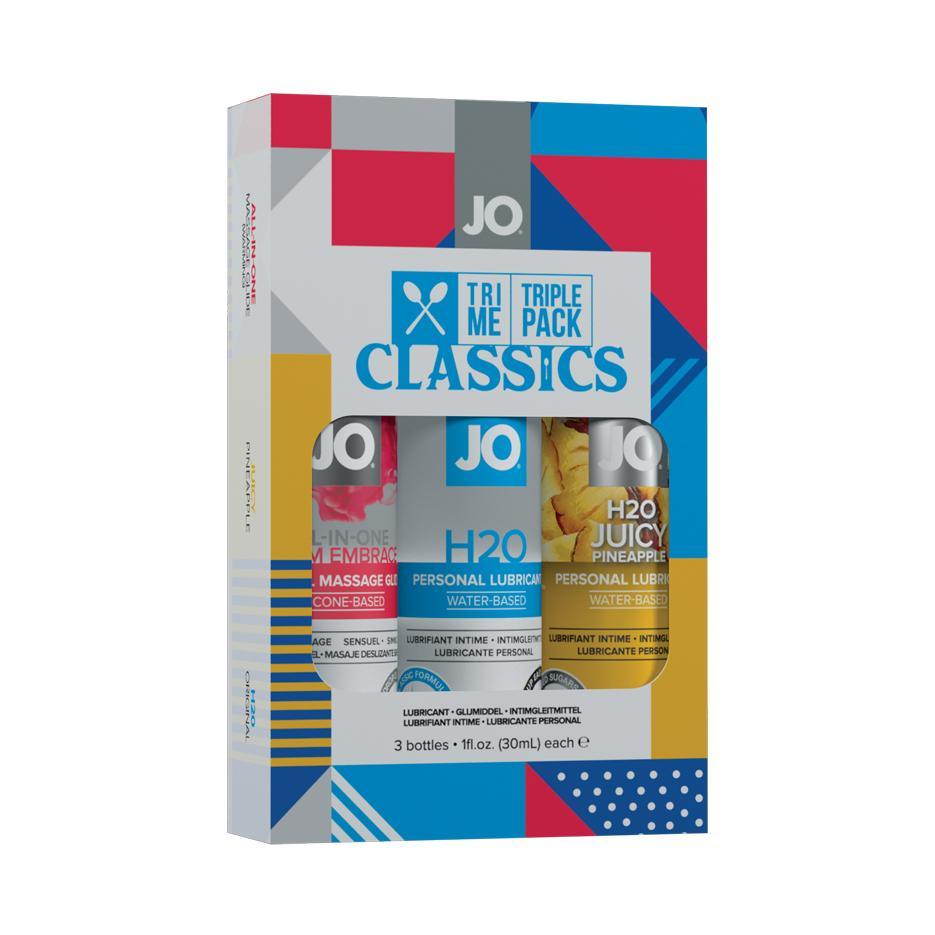 JO Tri-Me Triple Packs - Classics (3) 1 oz Bottles - CheapLubes.com