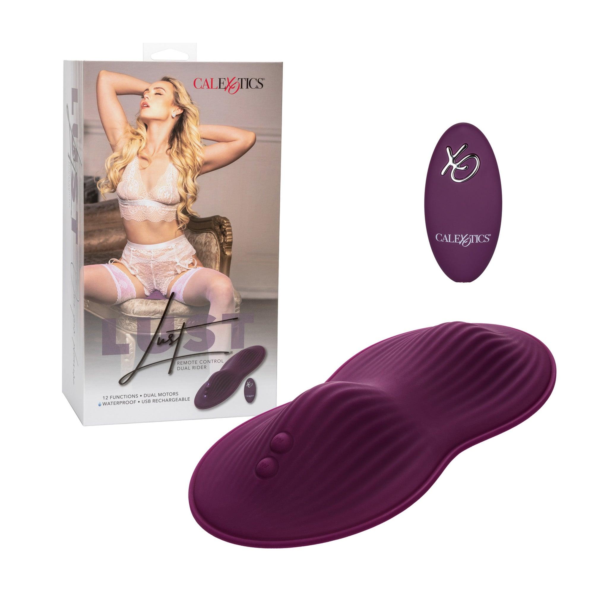 Lust Remote Control Dual Rider - 12 Functions, Duel Motors & Rechargeable - CheapLubes.com