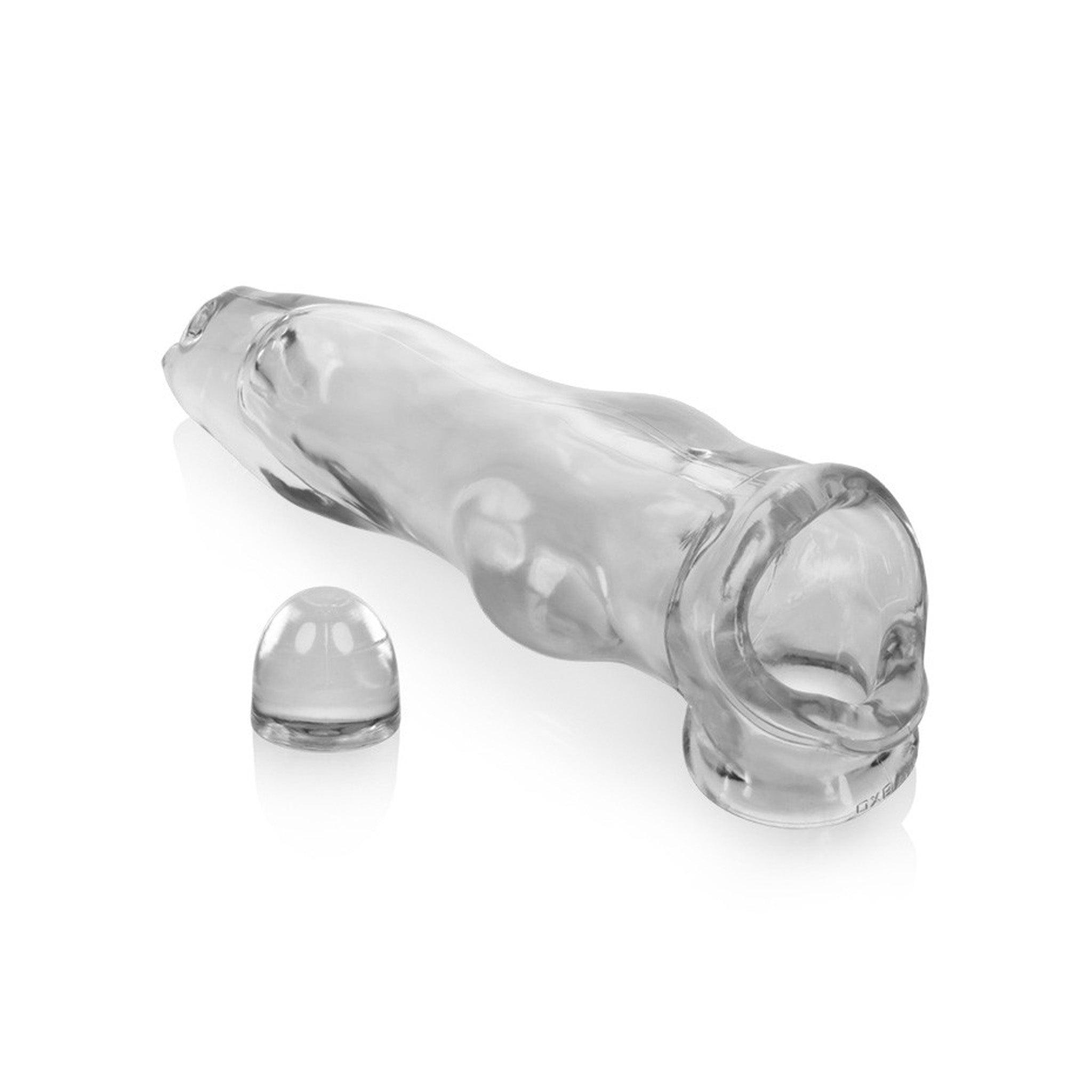 Oxballs FIDO Cocksheath with Adjustable Fit - Clear - CheapLubes.com