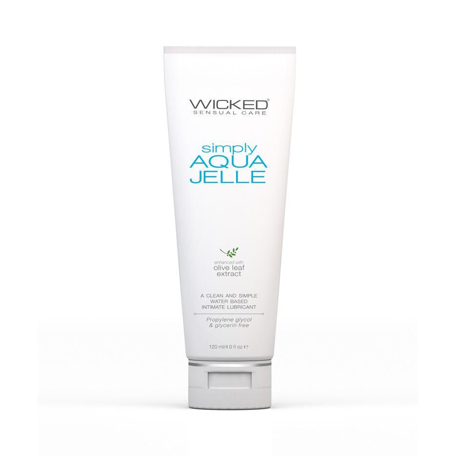 Wicked Simply Aqua Jelle Personal Lubricant 4oz (120 mL) - CheapLubes. |  CheapLubes.com