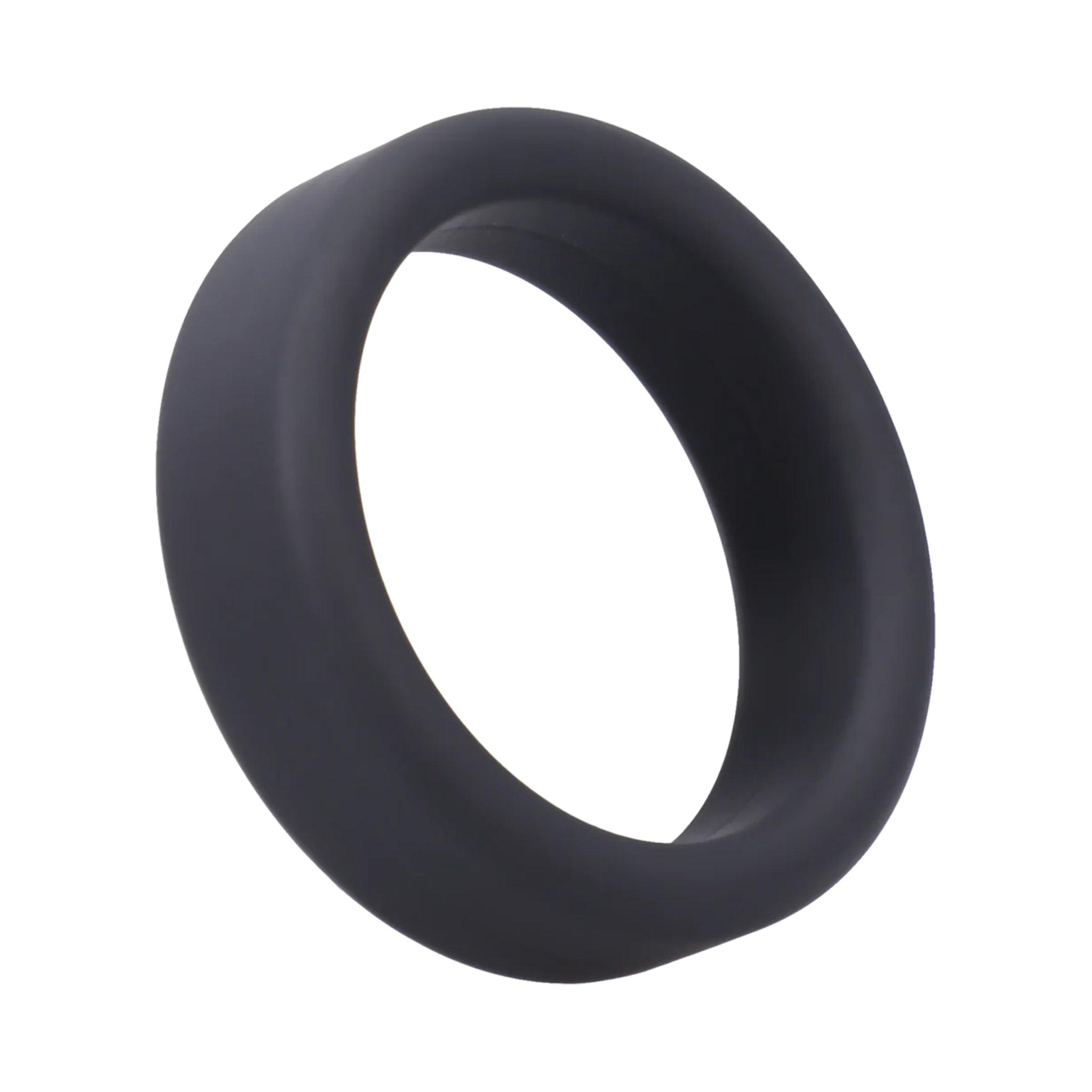 Tantus Silicone Super Soft C-Ring - Black - CheapLubes.com