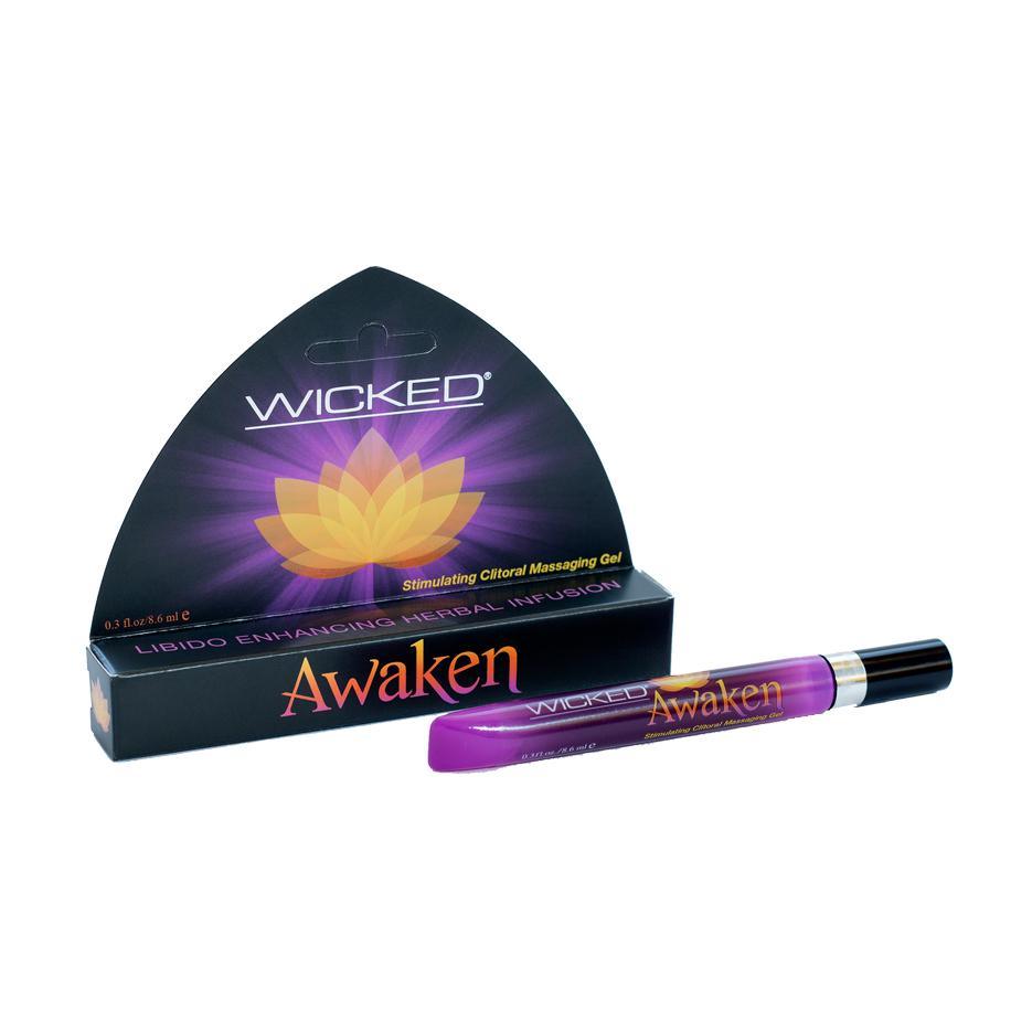 Wicked Awaken Stimulating Clitoral Massaging Gel 0.3 oz (8.6 mL)