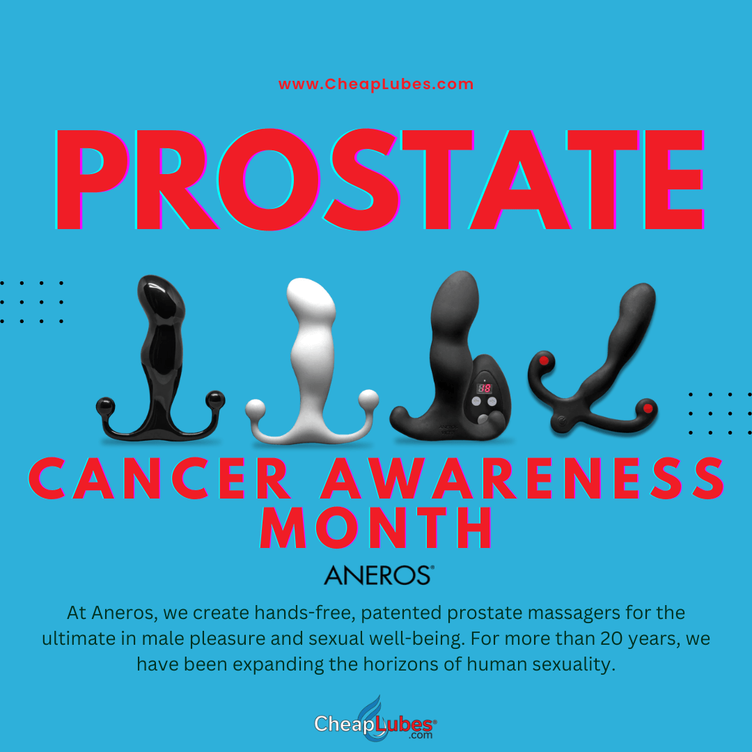 Prostate Cancer Awareness Month: Men's Health, Pleasure, and the Benefits of Prostate Massagers with Lubricants - CheapLubes.com