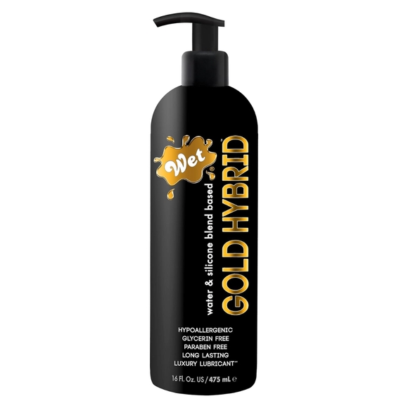 Wet Gold Hybrid Silicone & Water-Based Lubricant