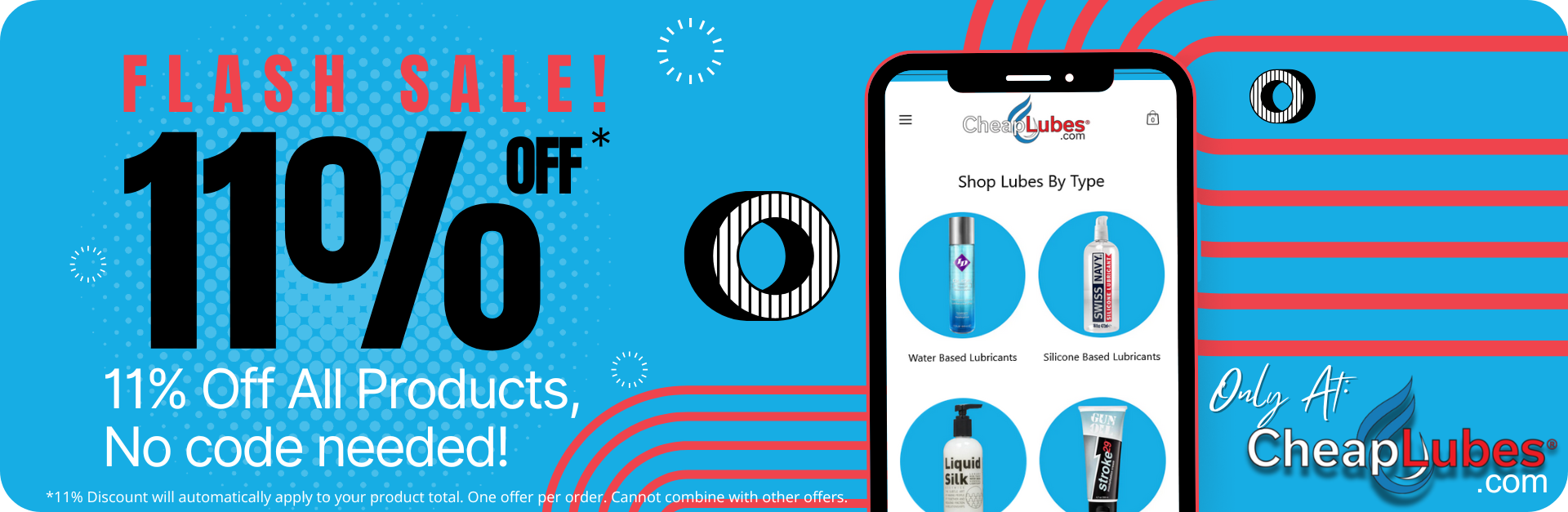 11 off flash sale