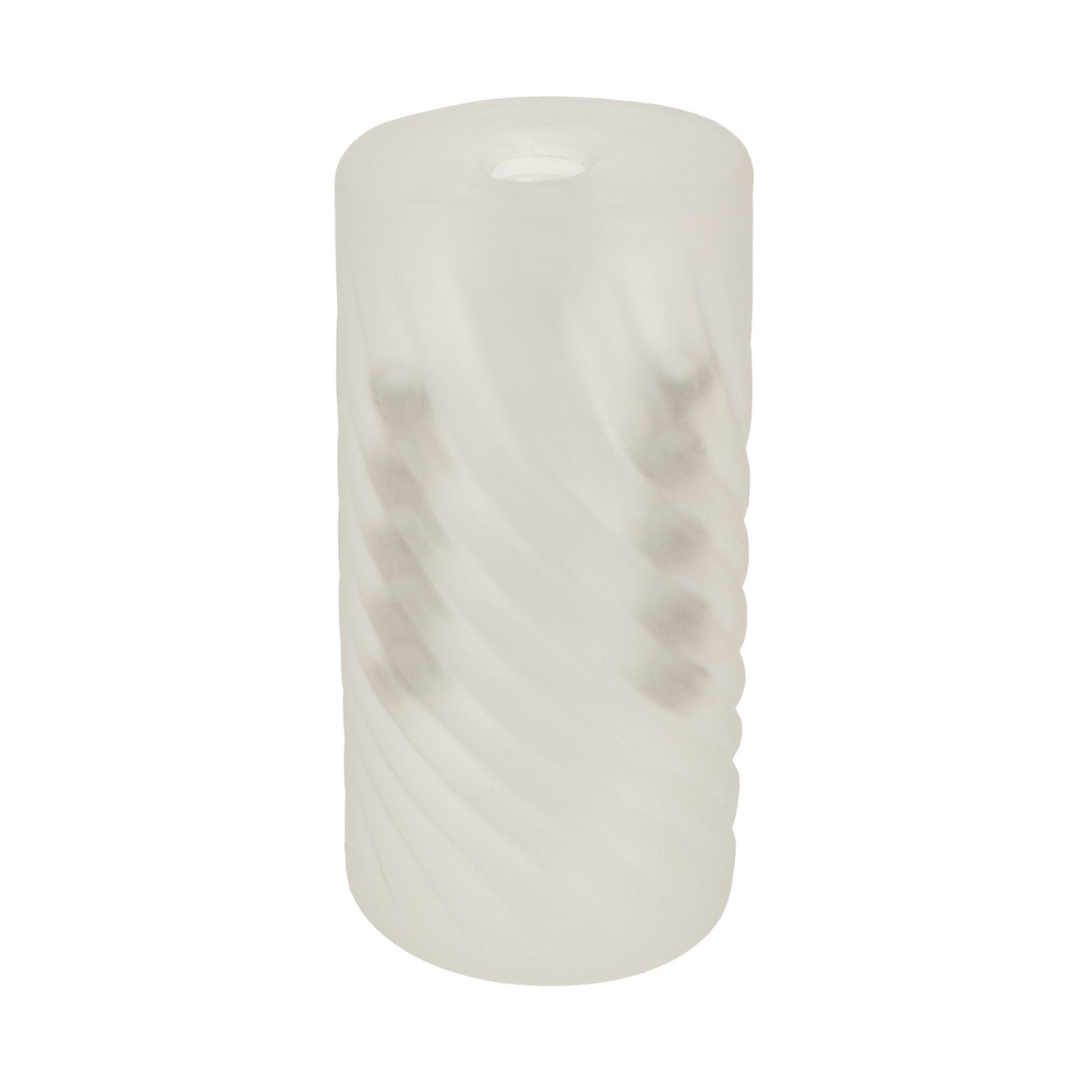 Pop Sock! Beaded Male Masturbator - Clear | CheapLubes.com Pop Sock! Beaded Male Masturbator - Clear | CheapLubes.com