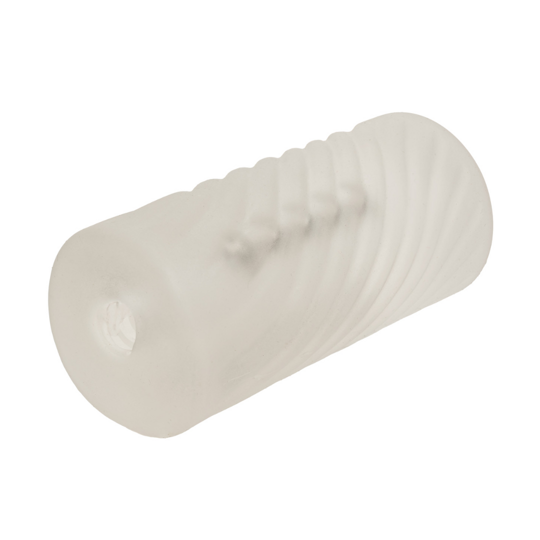Pop Sock! Beaded Male Masturbator - Clear | CheapLubes.com Pop Sock! Beaded Male Masturbator - Clear | CheapLubes.com