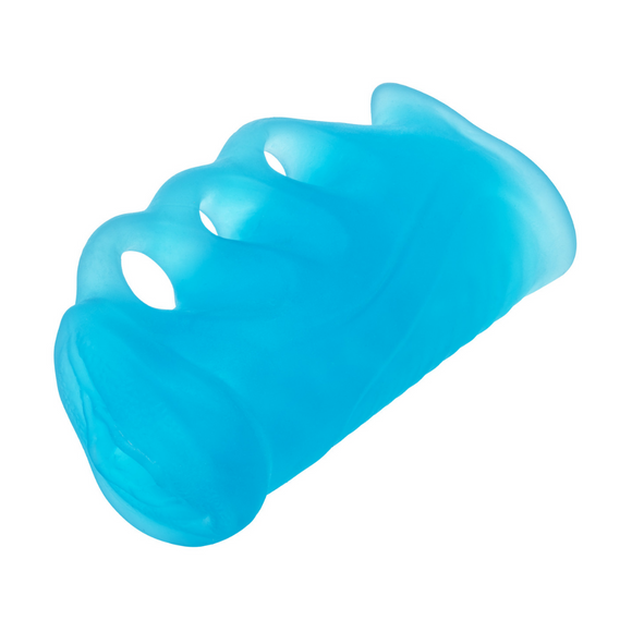 Pop Sock! Grip-N-Stroke Small Male Masturbator - Blue