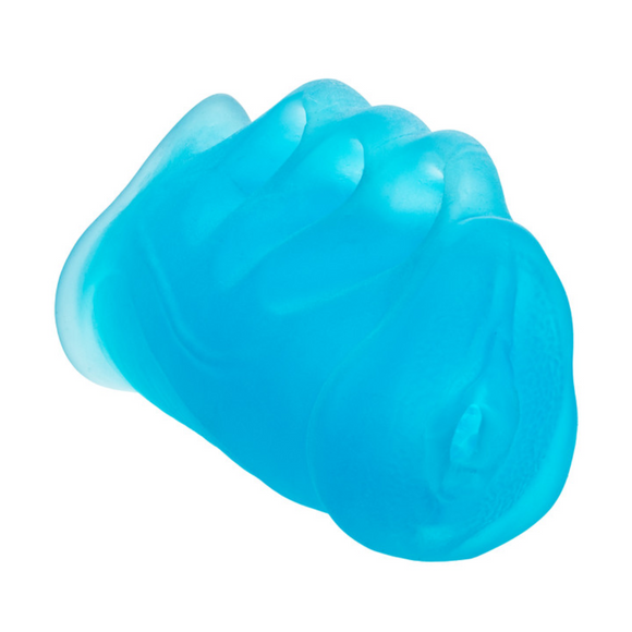 Pop Sock! Grip-N-Stroke Small Male Masturbator - Blue