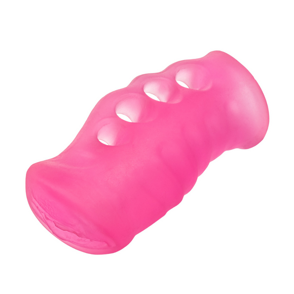Pop Sock! Grip-N-Stroke Male Masturbator - Large Pink
