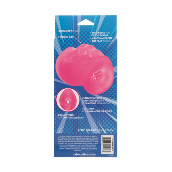 Pop Sock! Grip-N-Stroke Male Masturbator - Large Pink