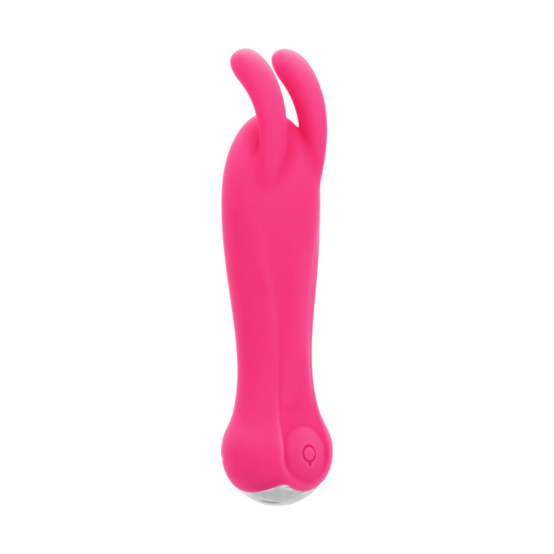 Kyst Compact Rechargeable Vibrating Bunny - Pink | CheapLubes.com Kyst Compact Rechargeable Vibrating Bunny - Pink | CheapLubes.com