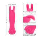 Kyst Compact Rechargeable Vibrating Bunny - Pink-5