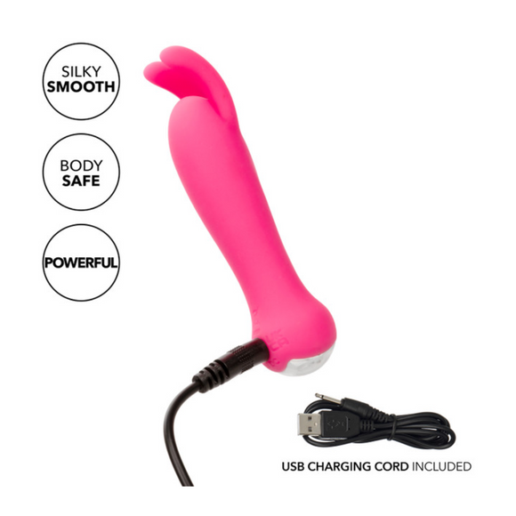 Kyst Compact Rechargeable Vibrating Bunny - Pink