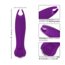 Kyst Compact Rechargeable Vibrating Teaser - Purple-4