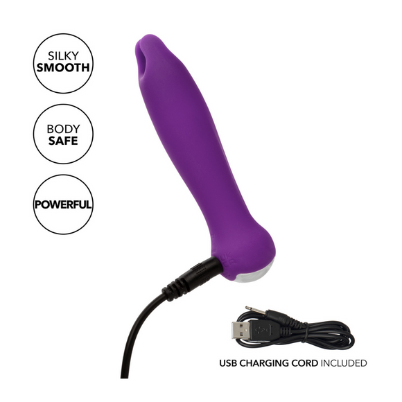 Kyst Compact Rechargeable Vibrating Teaser - Purple