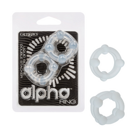 Alpha Ring Liquid Silicone Double Stacker