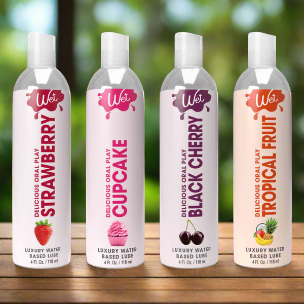 Wet Delicious Oral Play Flavored Water-Based Lube - 2 Flavors