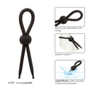 Alpha Ring Liquid Silicone Lasso - Black-4