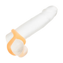 Alpha RIngs Glow-In-The-Dark Liquid Silicone Teardrop Ring - Orange-4