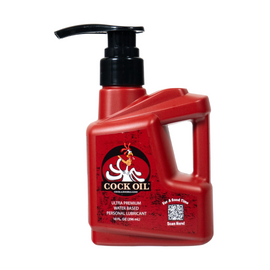 COCK OIL Ultra Premium WATER BASED Lubricant - 10 OZ PUMP BOTTLE