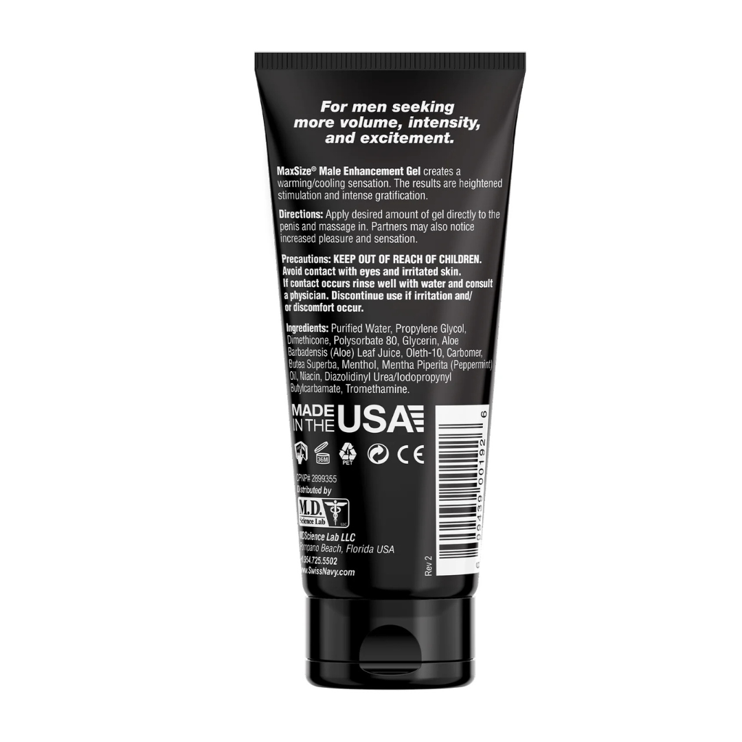 Swiss Navy Max Size Male Enhancement Gel 5 oz (150 mL) - 0