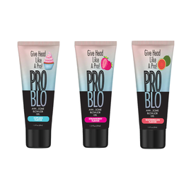 Pro Blo Oral Pleasure Gel 1.5 oz (44mL) - 3 Flavors