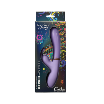 Heavenly Tickler Glass Rabbit Vibrator - 0